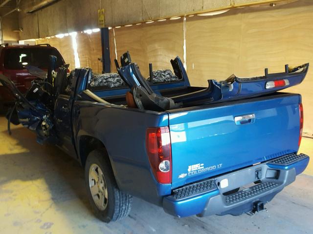 1GCDSCF98C8135364 - 2012 CHEVROLET COLORADO L BLUE photo 3