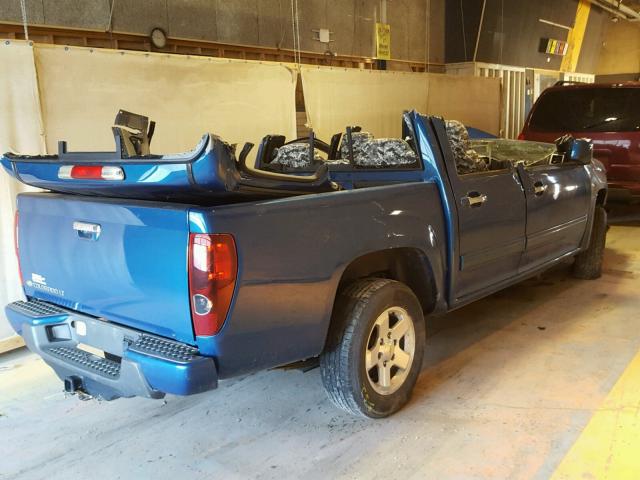 1GCDSCF98C8135364 - 2012 CHEVROLET COLORADO L BLUE photo 4