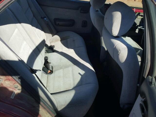 1Y1SK5264SZ012034 - 1995 GEO PRIZM BASE RED photo 6