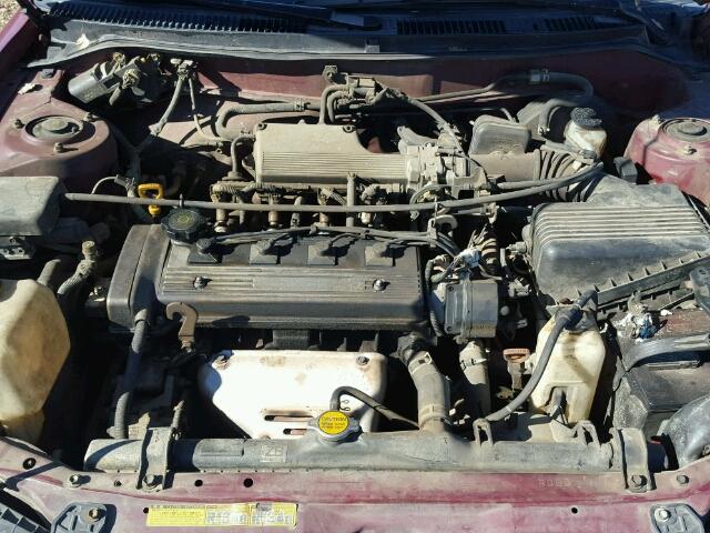 1Y1SK5264SZ012034 - 1995 GEO PRIZM BASE RED photo 7