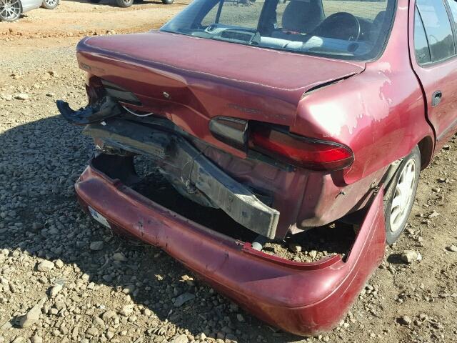 1Y1SK5264SZ012034 - 1995 GEO PRIZM BASE RED photo 9