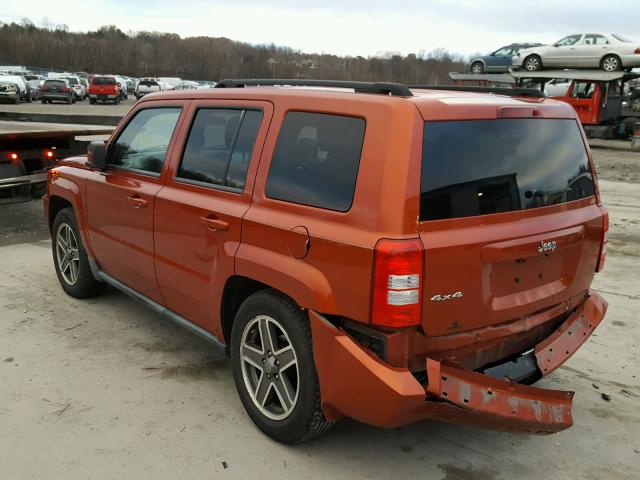 1J4NF2GB8AD536691 - 2010 JEEP PATRIOT SP ORANGE photo 3