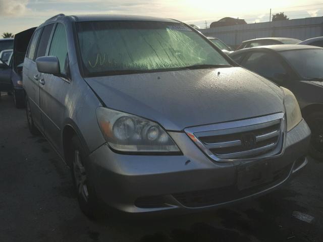 5FNRL38476B024152 - 2006 HONDA ODYSSEY EX GRAY photo 1