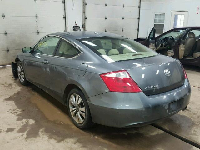 1HGCS12808A000054 - 2008 HONDA ACCORD EXL GRAY photo 3