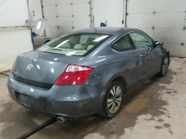 1HGCS12808A000054 - 2008 HONDA ACCORD EXL GRAY photo 4