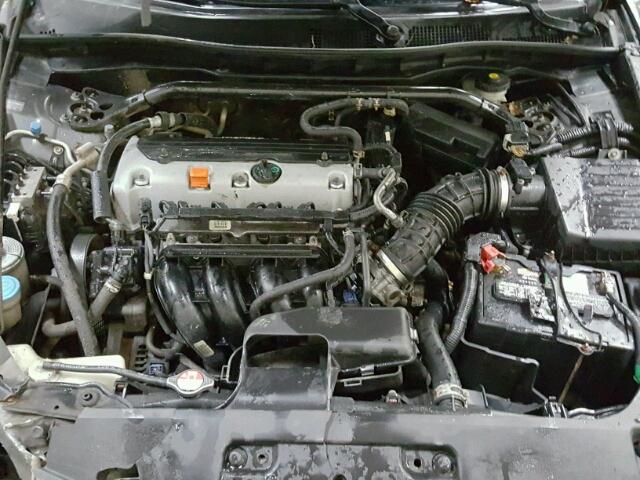 1HGCS12808A000054 - 2008 HONDA ACCORD EXL GRAY photo 7