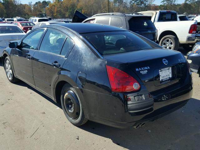 1N4BA41E24C865957 - 2004 NISSAN MAXIMA SE BLACK photo 3