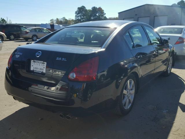 1N4BA41E24C865957 - 2004 NISSAN MAXIMA SE BLACK photo 4