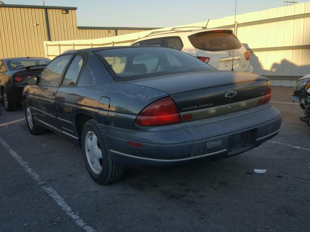 2G1WW12M1T9102585 - 1996 CHEVROLET MONTE CARL 绿色 照片 3