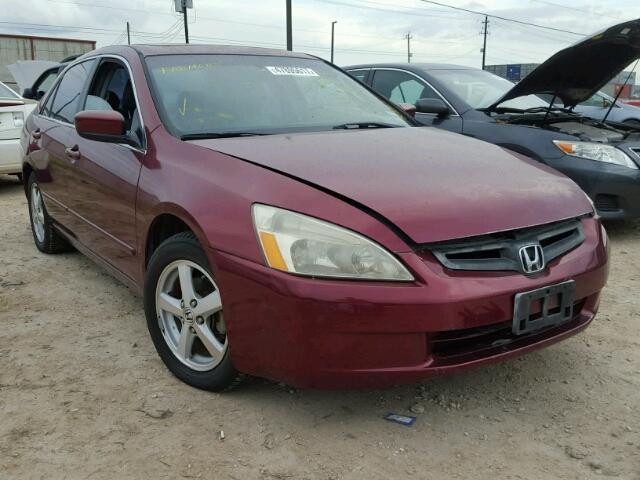 1HGCM56804A135279 - 2004 HONDA ACCORD EX MAROON photo 1