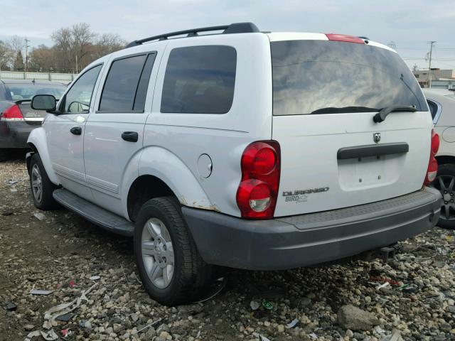 1D4HB38NX4F231346 - 2004 DODGE DURANGO ST WHITE photo 3