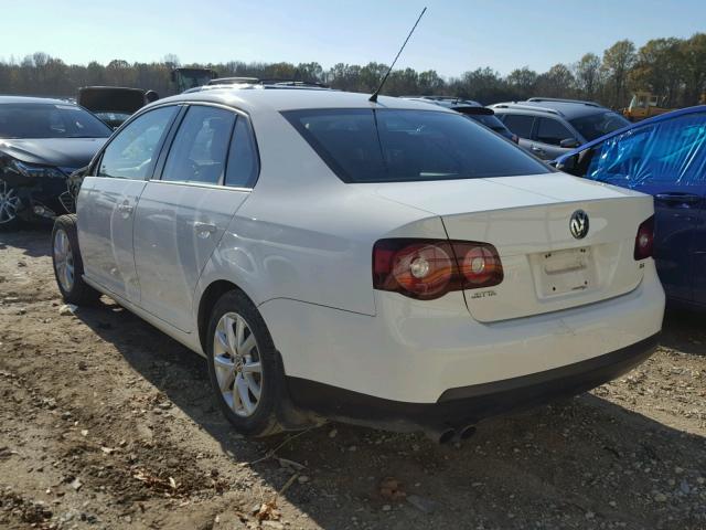 3VWRZ7AJ3AM140472 - 2010 VOLKSWAGEN JETTA SE WHITE photo 3