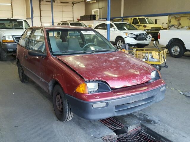 2C1MR2466N6770166 - 1992 GEO METRO BASE RED photo 1