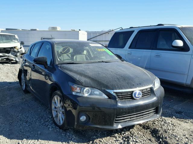 JTHKD5BH6B2040036 - 2011 LEXUS CT 200 BLACK photo 1