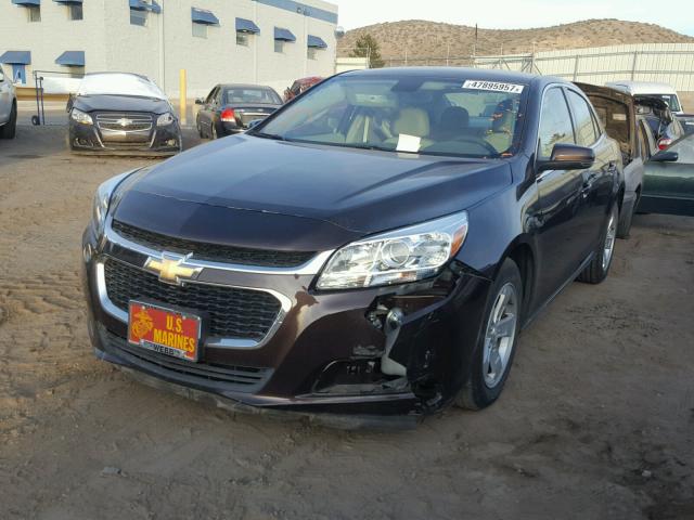1G11C5SL0FF299018 - 2015 CHEVROLET MALIBU 1LT 棕色 照片 2