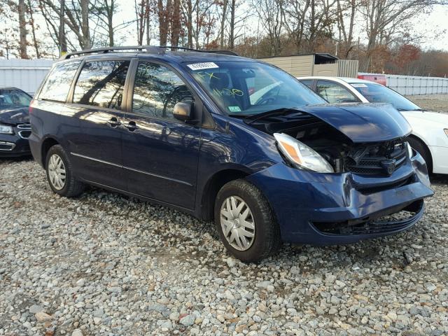 5TDZA23C95S378750 - 2005 TOYOTA SIENNA CE BLUE photo 1