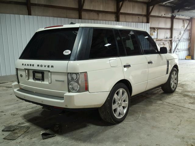 SALMF15467A242581 - 2007 LAND ROVER RANGE ROVE WHITE photo 4