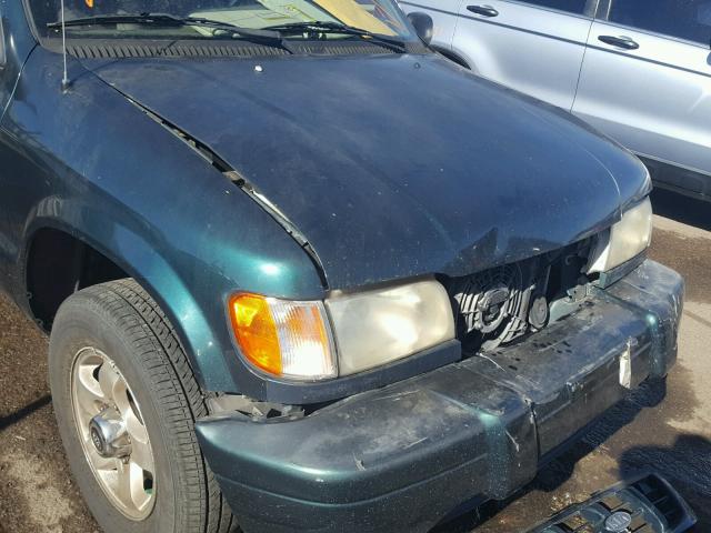 KNDJB723915066212 - 2001 KIA SPORTAGE GREEN photo 9