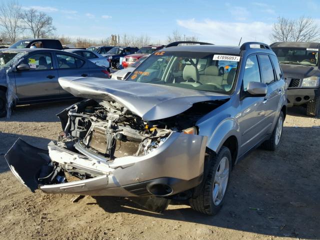 JF2SH6CC0AH794285 - 2010 SUBARU FORESTER 2 SILVER photo 2