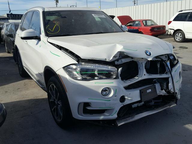 5UXKR2C32H0U24760 - 2017 BMW X5 SDRIVE3 WHITE photo 1