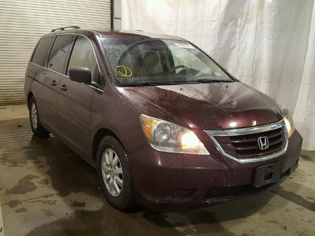 5FNRL38768B105916 - 2008 HONDA ODYSSEY EX MAROON photo 1