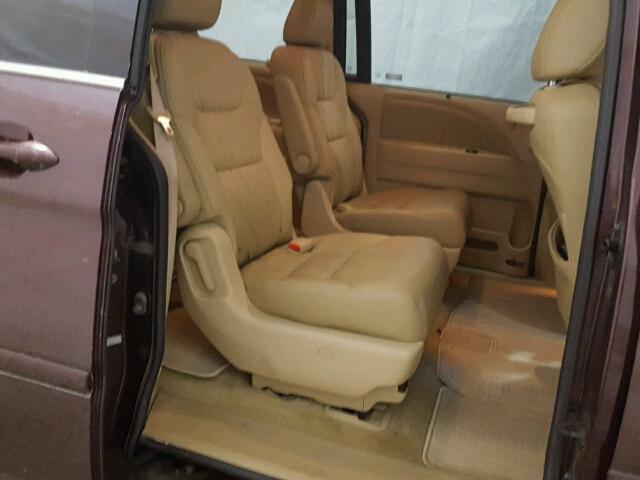 5FNRL38768B105916 - 2008 HONDA ODYSSEY EX MAROON photo 6