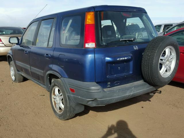 JHLRD1863WC058821 - 1998 HONDA CR-V EX BLUE photo 3