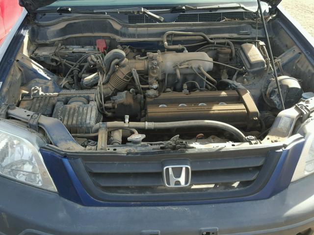 JHLRD1863WC058821 - 1998 HONDA CR-V EX BLUE photo 7