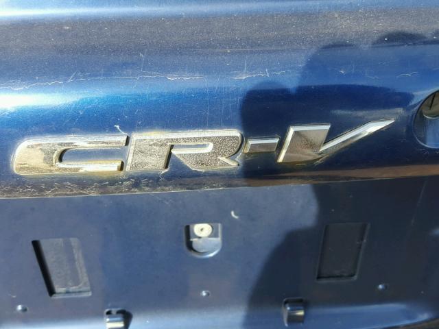 JHLRD1863WC058821 - 1998 HONDA CR-V EX BLUE photo 9