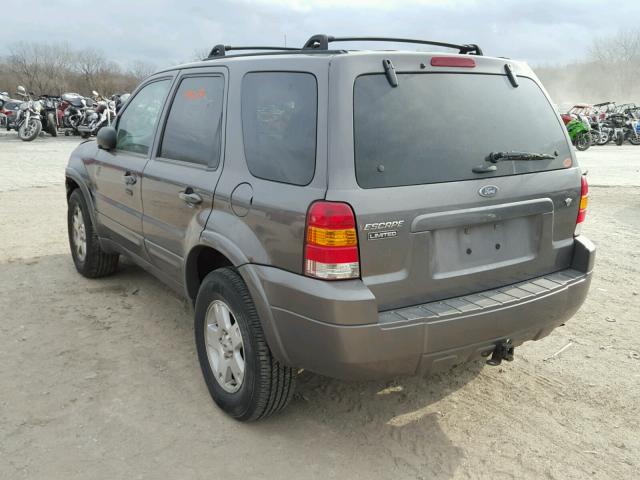 1FMCU04116KB48039 - 2006 FORD ESCAPE LIM GRAY photo 3