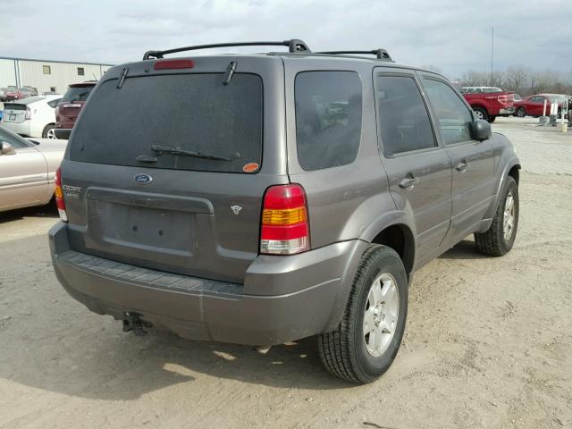 1FMCU04116KB48039 - 2006 FORD ESCAPE LIM GRAY photo 4