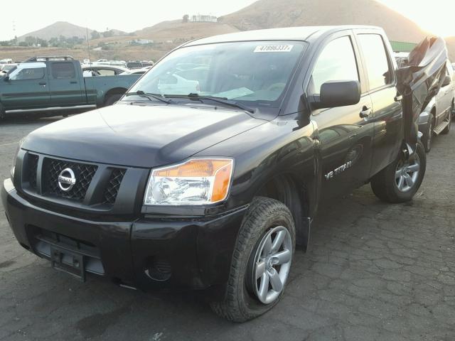 1N6AA0EK7EN512938 - 2014 NISSAN TITAN S BLACK photo 2