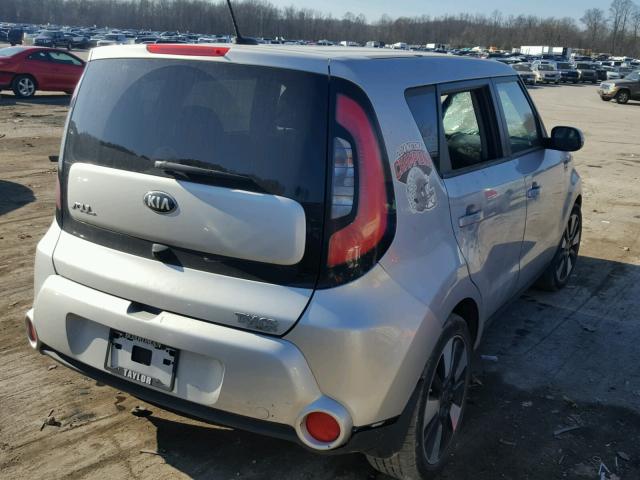 KNDJX3A57F7747980 - 2015 KIA SOUL ! SILVER photo 4