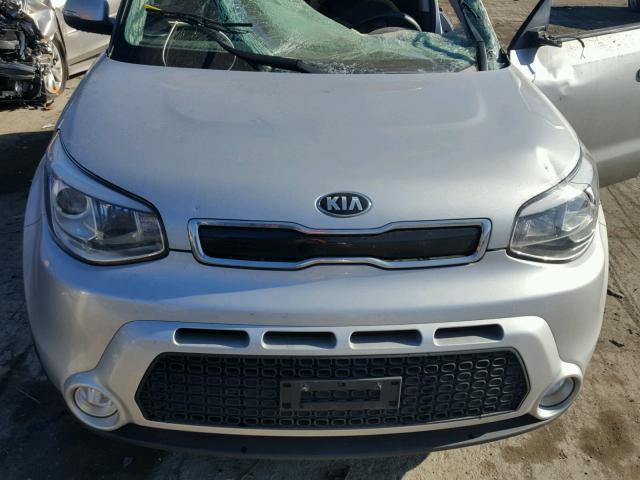 KNDJX3A57F7747980 - 2015 KIA SOUL ! SILVER photo 7