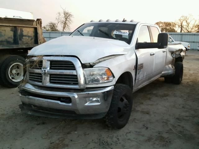 3C63RRHL3GG263750 - 2016 RAM 3500 SLT WHITE photo 2