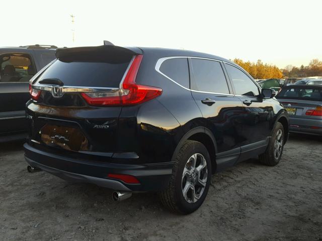 5J6RW2H83HL009243 - 2017 HONDA CR-V EXL BLACK photo 4