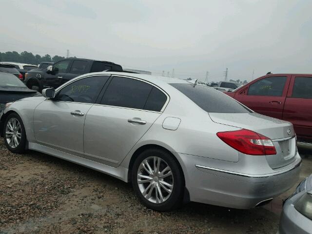 KMHGC4DD4CU186516 - 2012 HYUNDAI GENESIS 3. SILVER photo 3