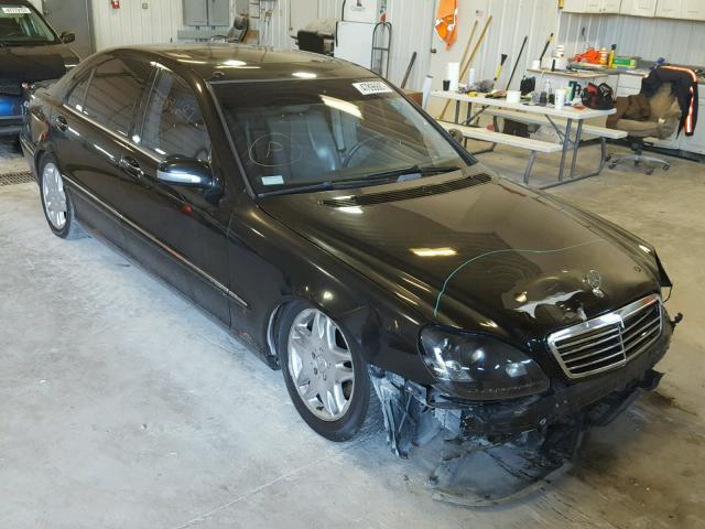 WDBNG75JX2A274099 - 2002 MERCEDES-BENZ S 500 BLACK photo 1