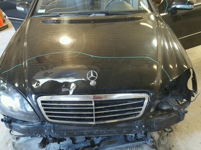 WDBNG75JX2A274099 - 2002 MERCEDES-BENZ S 500 BLACK photo 7