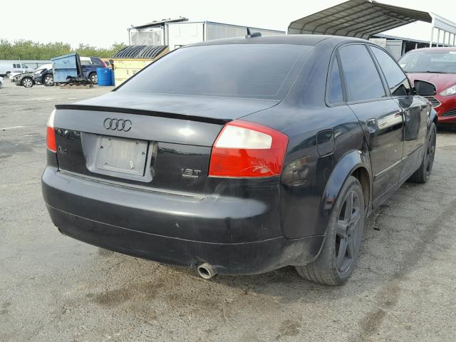 WAULC68E25A126043 - 2005 AUDI A4 1.8T QU BLACK photo 4