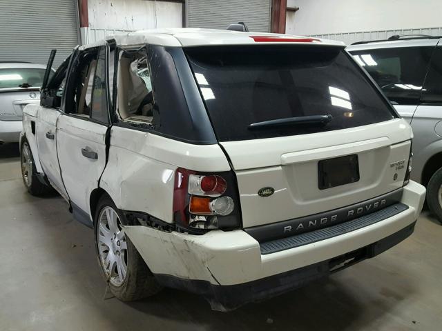 SALSF25436A929724 - 2006 LAND ROVER RANGE ROVE WHITE photo 3