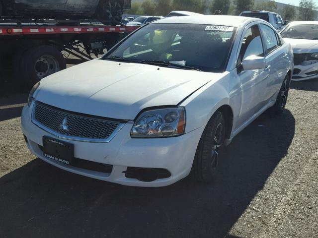 4A32B2FF5CE020646 - 2012 MITSUBISHI GALANT FE WHITE photo 2