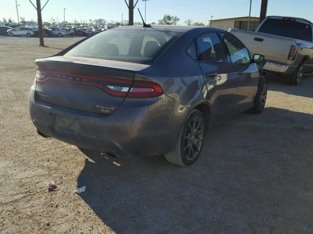 1C3CDFBBXED915090 - 2014 DODGE DART SXT CHARCOAL photo 4