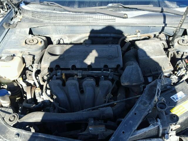 5NPET46C29H557126 - 2009 HYUNDAI SONATA GLS BLUE photo 7