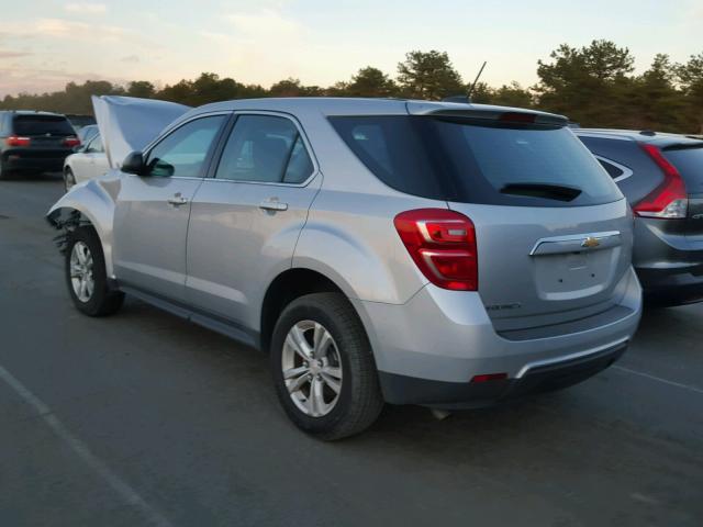 2GNALBEK7H1562714 - 2017 CHEVROLET EQUINOX LS SILVER photo 3