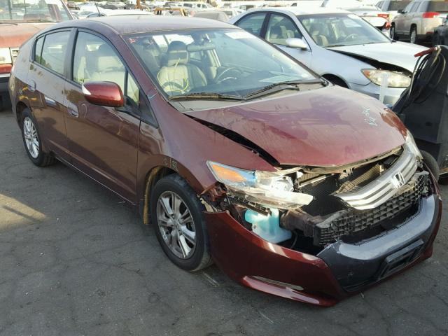 JHMZE2H78BS012361 - 2011 HONDA INSIGHT EX MAROON photo 1