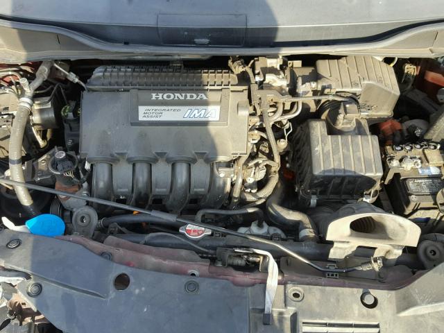 JHMZE2H78BS012361 - 2011 HONDA INSIGHT EX MAROON photo 7