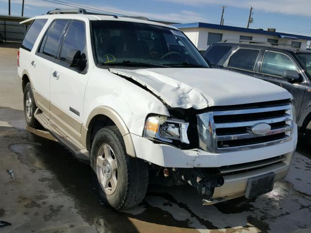 1FMFU17547LA34548 - 2007 FORD EXPEDITION WHITE photo 1