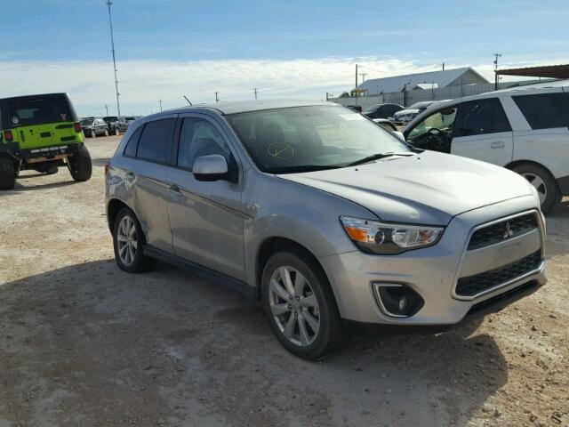 4A4AP3AU6EE026477 - 2014 MITSUBISHI OUTLANDER SILVER photo 1