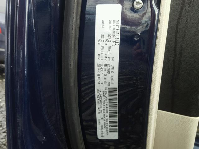 2C4RC1CG8HR512734 - 2017 CHRYSLER PACIFICA L 蓝色 照片 10